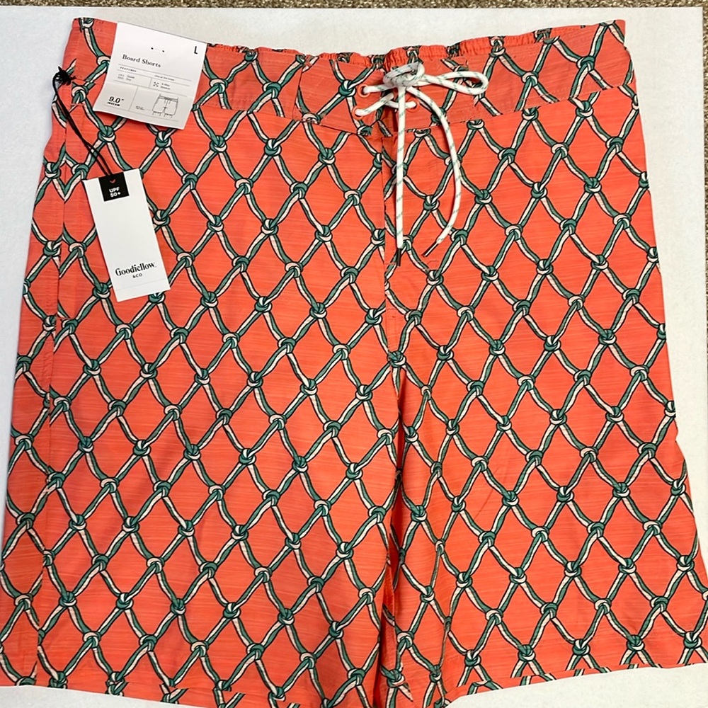 NWT Goodfellow Board Shorts sz L